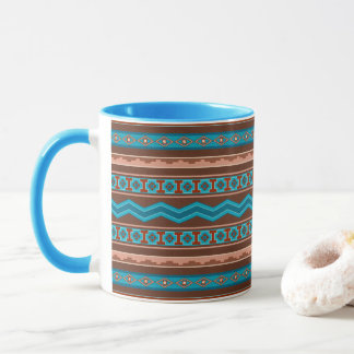 Südwest-Stil geometrisches Cameron-Gorge-Design vo Tasse