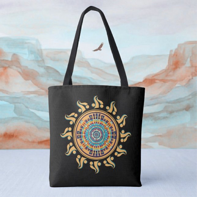 Südwest Sun Mandala Tote Bag (Von Creator hochgeladen)
