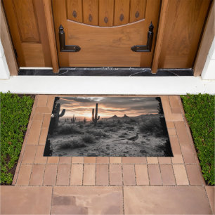 Südwest Sunrise Arizona Roadrunner Doormat Fußmatte