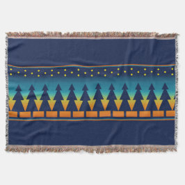 Südwest Sunset Pines Blue Decke