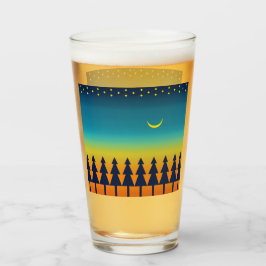Südwest Sunset Pines Moon Glas