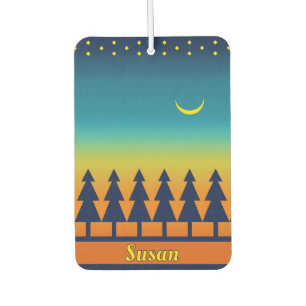 Südwest Sunset Pines Moon Personalisiert Autolufterfrischer