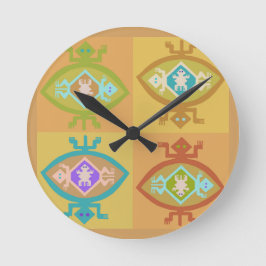 Südwest-Tortuga Runde Wanduhr