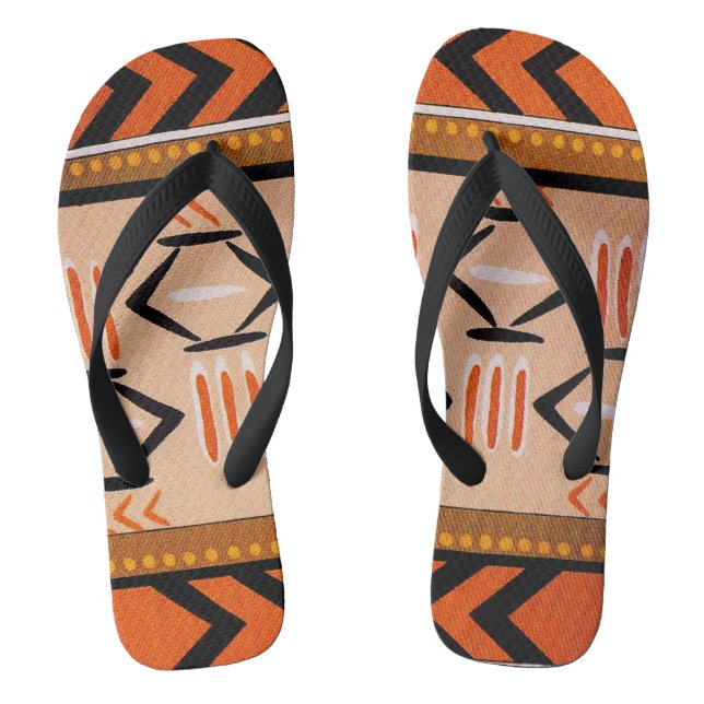 "Südwest Tribal Indische Flip Flops (Fußbett)