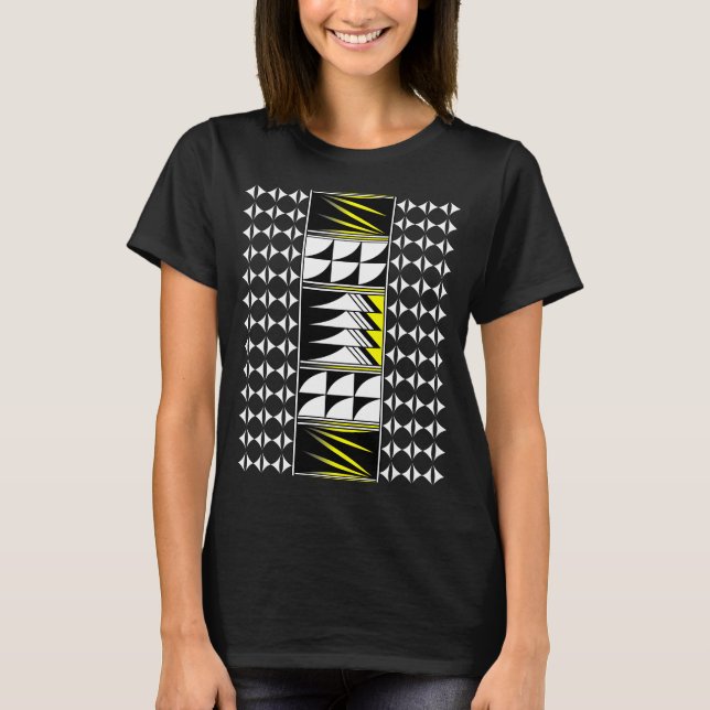 Südwest Vier Federn in Gelb T-Shirt (Vorderseite)