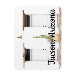 Südwest Weißer Eintritt Tucson, Arizona Postkarte Magnet