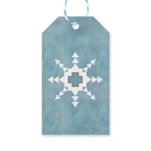 Südwest Winter Snowflake Blau und Weiß