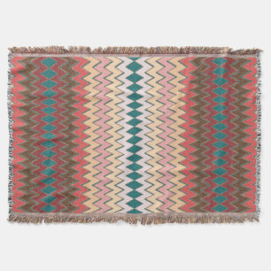 Südwest Zickzack Zigzag Throw Blanket Decke