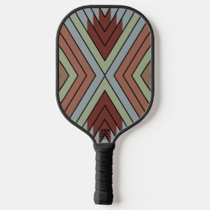 Südwestamerikanische Indianer-Stil-Musterkunst Pickleball Schläger