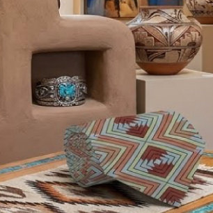 Südwestamerikanische Indianer-Style-Musterkunst Krawatte