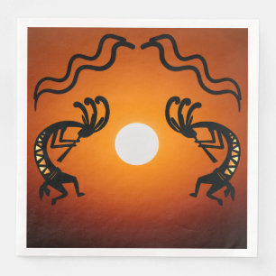 Südwestamerikanischer Indianischer Kokopelli Serviette