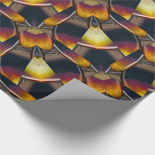 Südwestanakontess Einzigartiges Muster Geschenkpapier (Ecke)