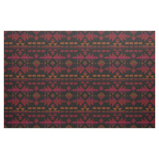 Südwestdunkelheit | Dunkle rustikale Farben Stoff (Fat Quarter (45,7 x 55,9 cm))