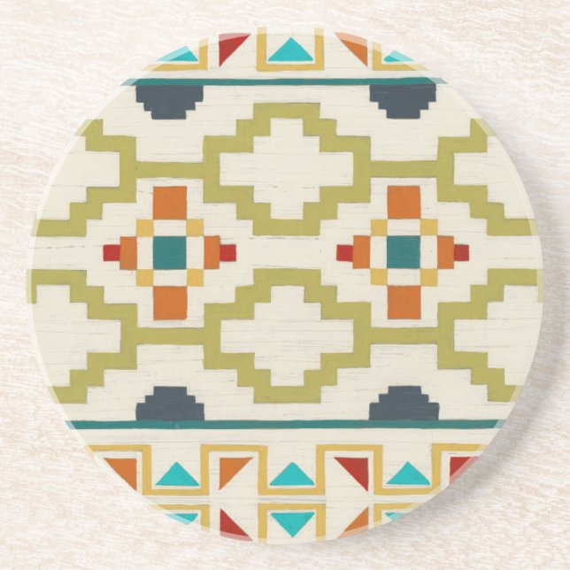 Südwestgeometrie I Getränkeuntersetzer (Vorne)