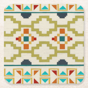 Südwestgeometrie I Rechteckiger Pappuntersetzer