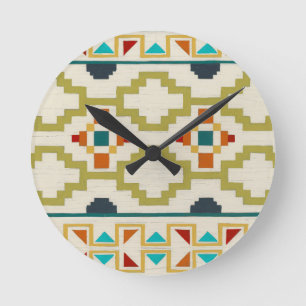 Südwestgeometrie I Runde Wanduhr