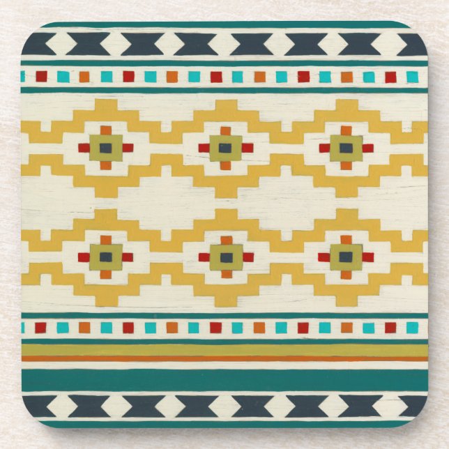 Südwestgeometrie III Getränkeuntersetzer (Vorderseite)