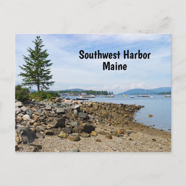 Südwesthafen in Maine Postkarte (Vorderseite)