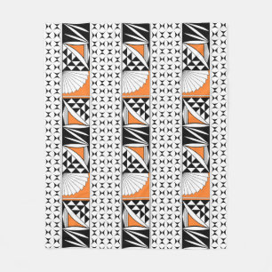 Südwestindischer Sonnenaufgang in Orange Fleecedecke