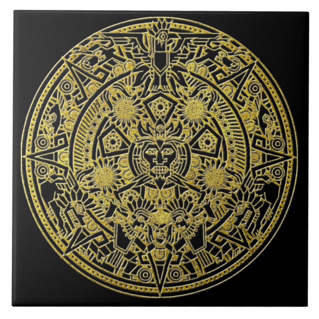 Südwestindisches mexikanisches Muster Fliese (Vorderseite)