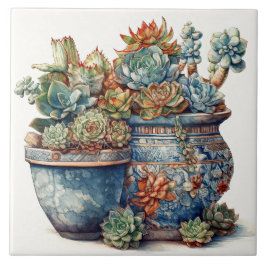 Südwestkaktus und Sukkulente Fliese