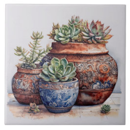 Südwestkaktus und Sukkulente Fliese