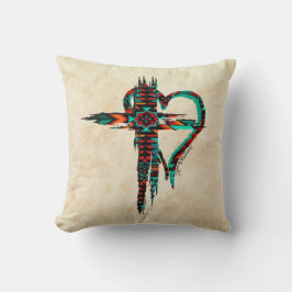 Südwestkreuz und Herz Kissen