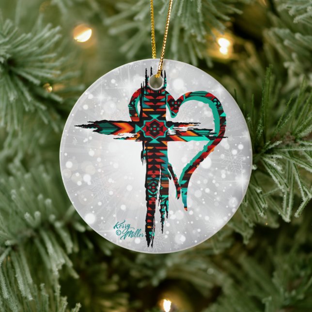 Südwestkreuz und Herz Weihnachtsschmuck (Baum)