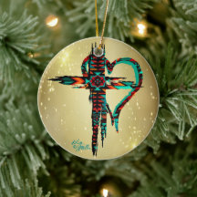 Südwestkreuz und Herz Weihnachtsschmuck