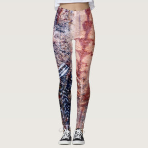 SüdwestLeggings, altes Schreiben mit Namen Leggings