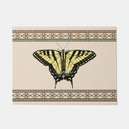 Südwestlich Gelbes Frack Schmetterling Klein Fußmatte