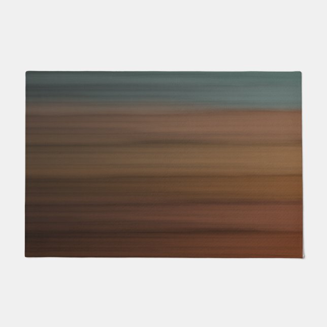 Südwestlich gestrichene Wüste Imitate Holz Fußmatte (Vorderseite)