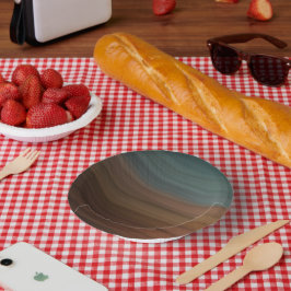 Südwestlich gestrichene Wüste Imitate Holz Pappteller