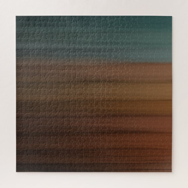 Südwestlich gestrichene Wüste Imitate Holz Puzzle (Vertikal)