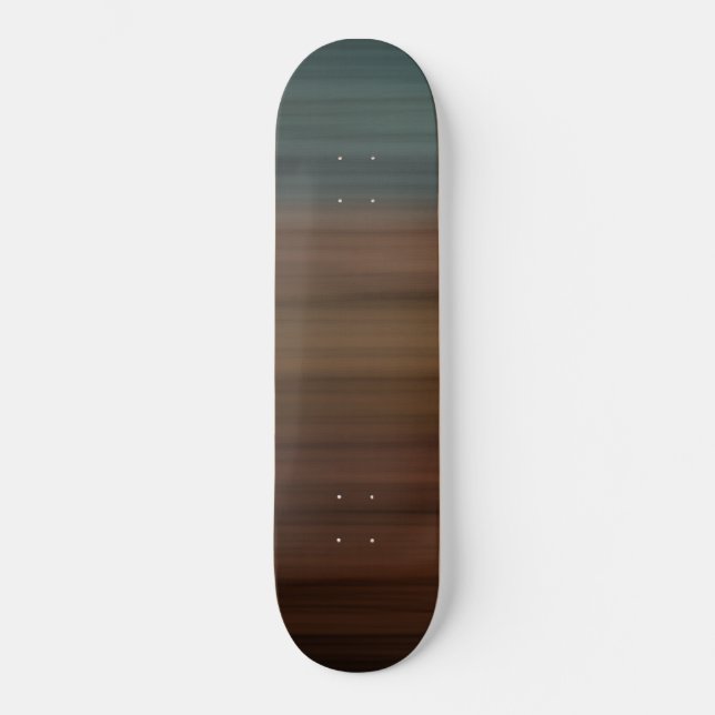 Südwestlich gestrichene Wüste Imitate Holz Skateboard (Vorderseite)