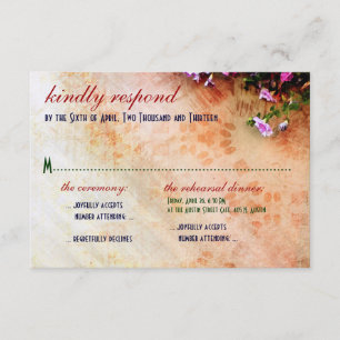 Südwestlich inspiriert Hochzeit & Probe Dinner UAW RSVP Karte