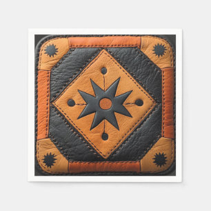 Südwestlich schönes Country Style Leather Serviette