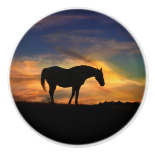 Südwestlich von Sunset Horse Knobs and Puls Keramikknauf