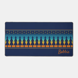 Südwestlich von Sunset Pines and Stars Personalisi Schreibtischunterlage