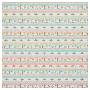 Südwestlich weiche Pastellstreifen kleine Drucke Stoff