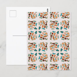 Südwestliche Abstrakte Erde Tone Art Postkarte