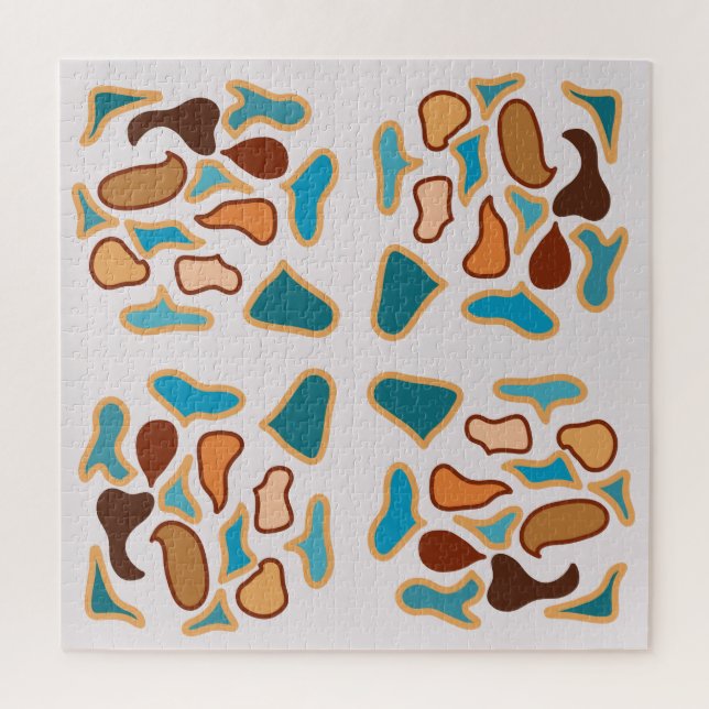 Südwestliche Abstrakte Erde Tone Art Puzzle (Vertikal)