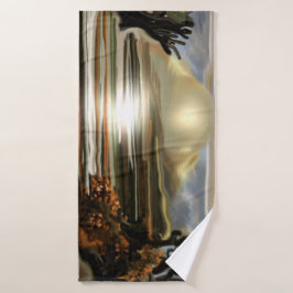 Südwestliche Abstrakte Kunst Badhandtuch Set