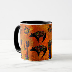 Südwestliche Bärenkunst Tasse