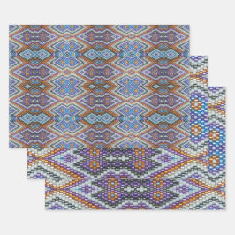 Südwestliche Beerenkunst Geschenkpapier Set