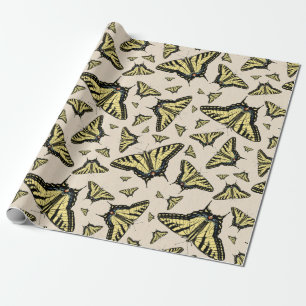 Südwestliche Gelbe Schwalbenschwanz-Schmetterlinge Geschenkpapier