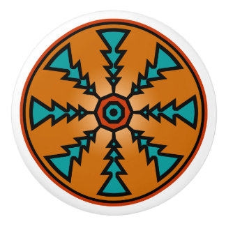 Südwestliche Keramik-Griffe Keramikknauf