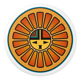 Südwestliche Keramik-Griffe Keramikknauf