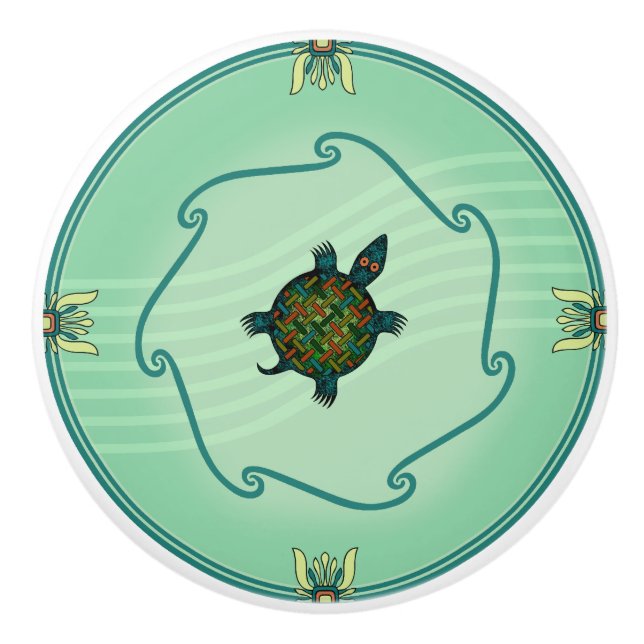 Südwestliche Keramik-Griffe Keramikknauf (Vorderseite)