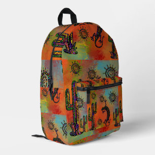 SÜDWESTLICHE KUNST BEDRUCKTER RUCKSACK